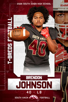 40 Brendon Johnson LB
