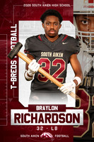 32 Braylon Richardson LB